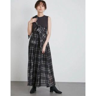 エミアトリエ(emmi atelier)の【emmi atelier】Shirt付ドッキングワンピース(ロングワンピース/マキシワンピース)