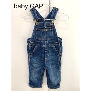 ベビーギャップ(babyGAP)のbaby GAP.デニム.オーバーオール.ロンパース(ロンパース)