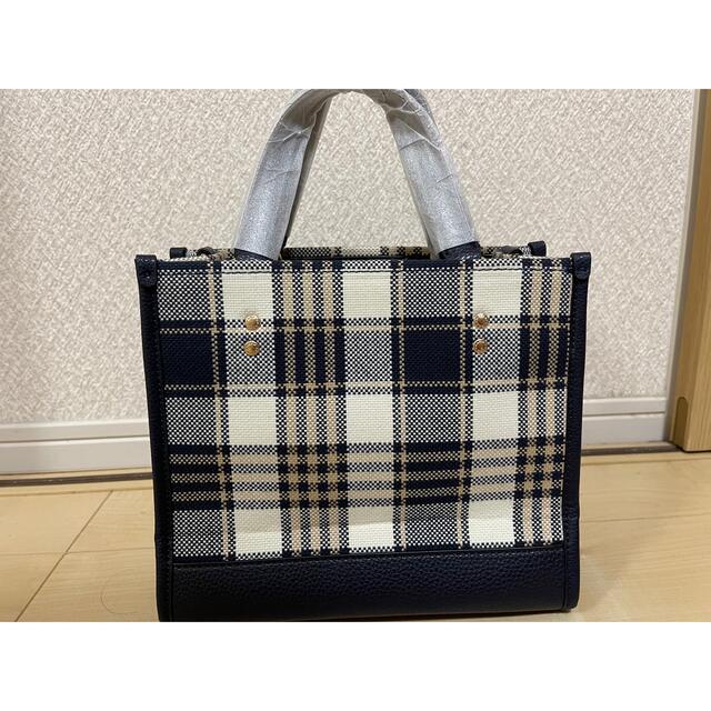 限定☆人気【COACH】トートバッグ デンプシー チェック 4