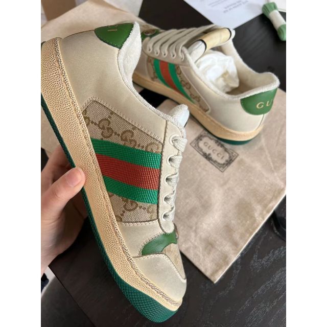 定番即納 Gucci グッチスニーカーの通販 by Vaughn's shop｜グッチならラクマ