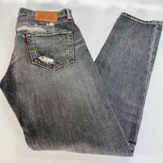 リーバイス(Levi's)の【美品】リーバイス　501CT ジーンズ　デニムパンツ　ダメージ加工　グレー　灰(デニム/ジーンズ)