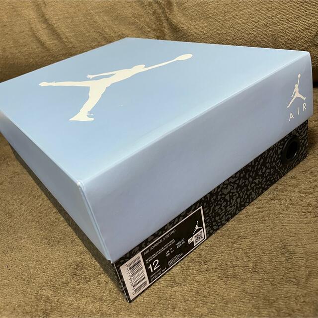 【希少】AIR JORDAN 3 RETRO 'UNC' US12/30㎝