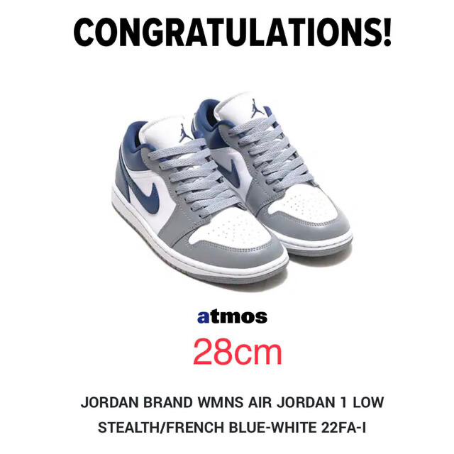 メンズNike WMNS Air Jordan 1 Low Grey and Blue