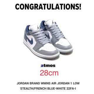 ナイキ(NIKE)のNike WMNS Air Jordan 1 Low Grey and Blue(スニーカー)