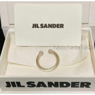 ジルサンダー(Jil Sander)の★新品【JIL SANDER】Silver Open リング (Lサイズ)(リング(指輪))