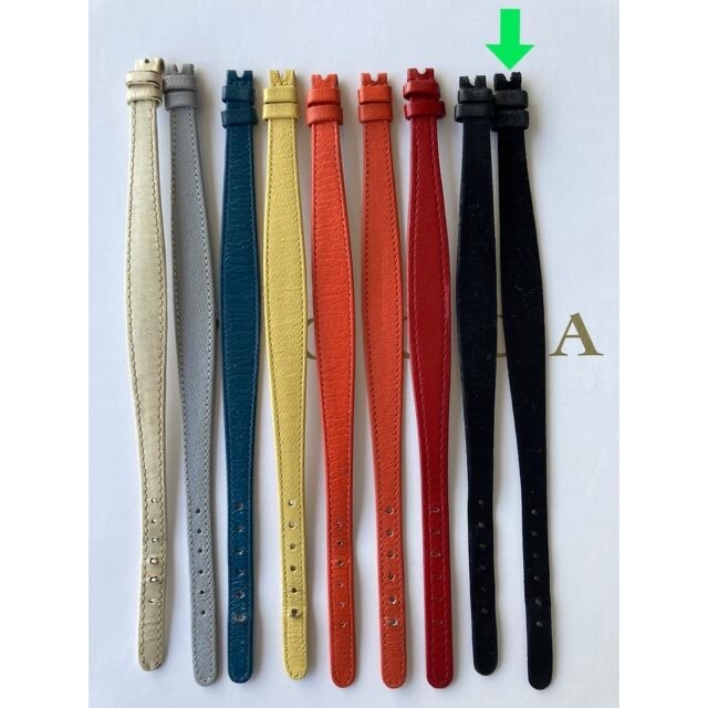 送料込み】ロレックス カメレオン純正ベルト 黒(ベルベット) 人気の
