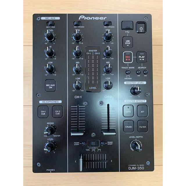 Pioneer(パイオニア)のDJM-350 録音機能搭載 2ch DJミキサー Pioneer 楽器のDJ機器(DJミキサー)の商品写真