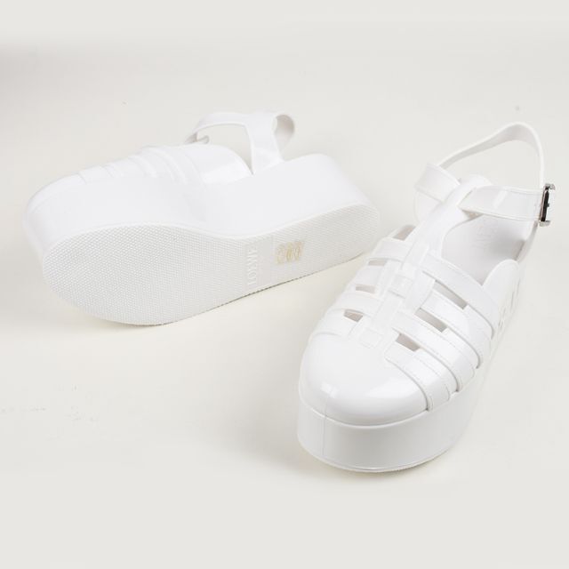 LOEWE ロエベ ラバーウェッジ サンダル 37 - coastalcareeracademy.com