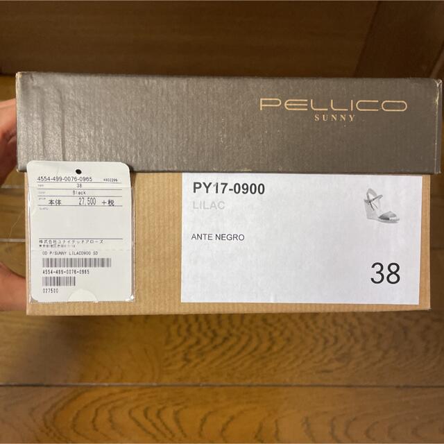 PELLICO(ペリーコ)の美品♡ ペリーコサニー　サンダル　38サイズ　ウェッジソール　コルク　ブラック レディースの靴/シューズ(サンダル)の商品写真