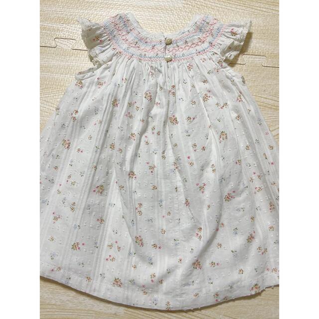 ranさま専用☆サンサカエプチ☆花柄セットアップ キッズ/ベビー/マタニティのキッズ服女の子用(90cm~)(ワンピース)の商品写真