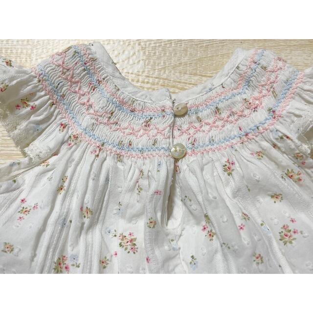 ranさま専用☆サンサカエプチ☆花柄セットアップ キッズ/ベビー/マタニティのキッズ服女の子用(90cm~)(ワンピース)の商品写真