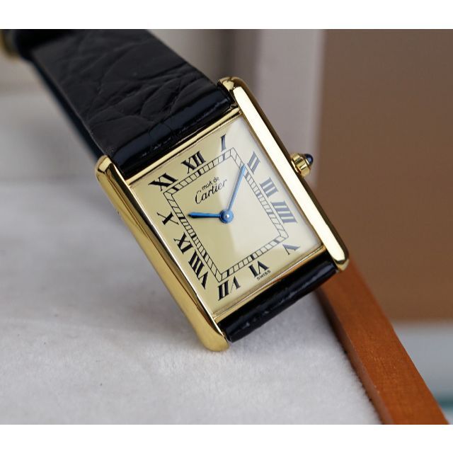 Cartier - 美品 カルティエ マスト タンク アイボリー ローマン LM ...