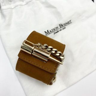 メゾンボワネ(MAISON BOINET)のMAISON BOINET メゾンボワネ　レザーバングル　ブレスレット　本革(ブレスレット/バングル)