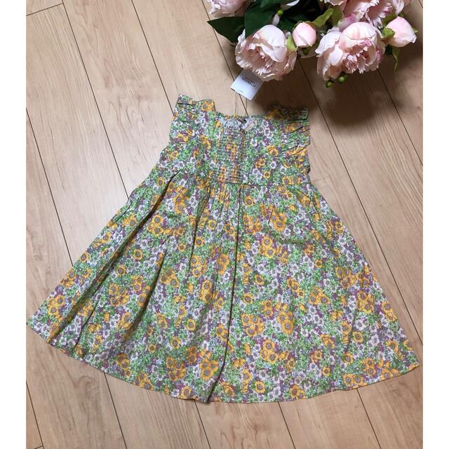 COCA コカ 花柄ワンピース  130 キッズ/ベビー/マタニティのキッズ服女の子用(90cm~)(ワンピース)の商品写真