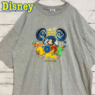 ディズニー(Disney)の【入手困難】Disney ミッキー　2XLサイズ　Tシャツ　一点物　海外　レア(Tシャツ/カットソー(半袖/袖なし))