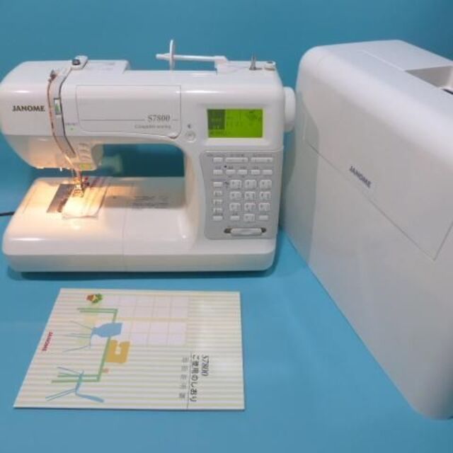 ☆超美品☆ジャノメ高級コンピューターミシン S7800 型式844☆B-B