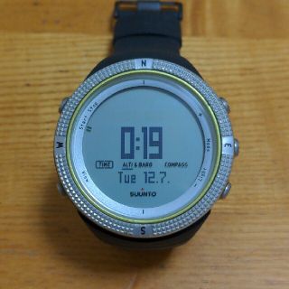 スント(SUUNTO)のSUUNTO CORE スント コア ライトグリーン(腕時計(デジタル))