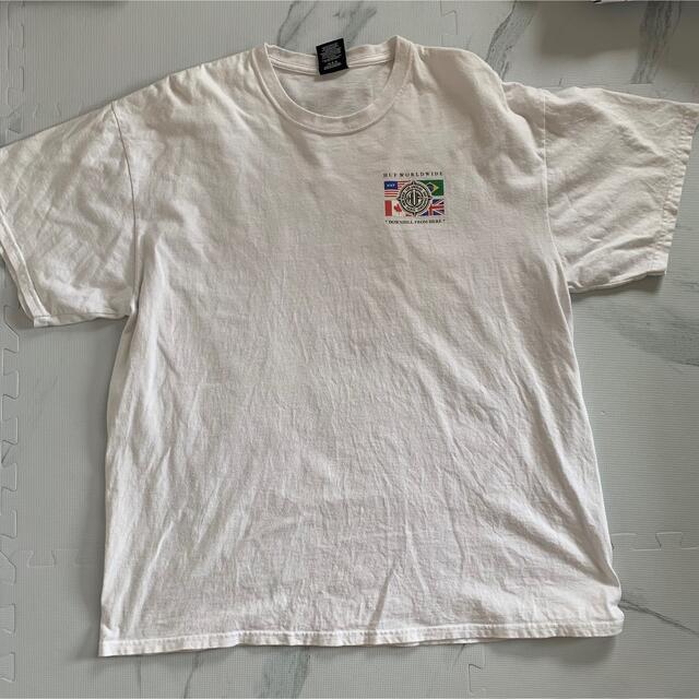 HUF(ハフ)のHUF ハフ 半袖 Tシャツ 国旗 ホワイト 白 XL メンズのトップス(Tシャツ/カットソー(半袖/袖なし))の商品写真