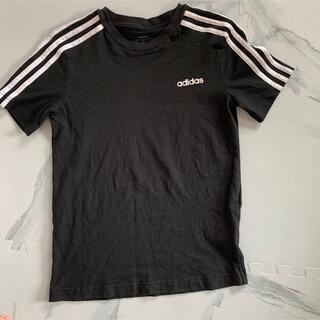 アディダス(adidas)のadidas アディダス Tシャツ 美品 ブラック 黒 150 XS~S(Tシャツ(半袖/袖なし))