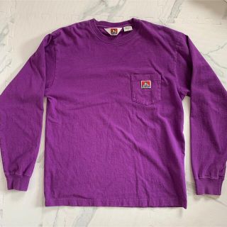 ベンデイビス(BEN DAVIS)のBEN DAVIS ベンデイビス 長袖 パープル 紫 L(Tシャツ/カットソー(七分/長袖))