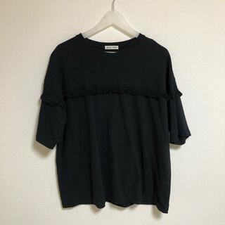 Blucielo フリンジTシャツ(Tシャツ(半袖/袖なし))