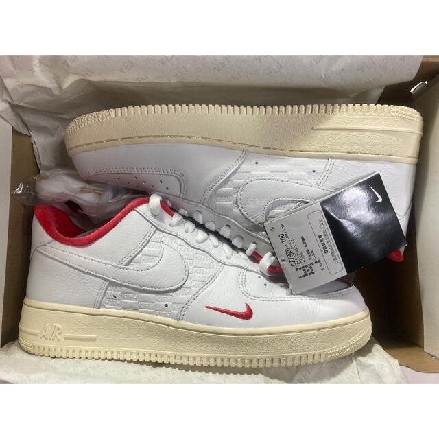 KITH × NIKE AIR FORCE 1 LOW WHITE/RED