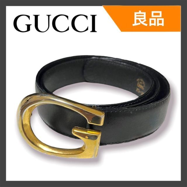 大特価!! レザー ベルト ロゴ GUCCI 正規品 opri.sg