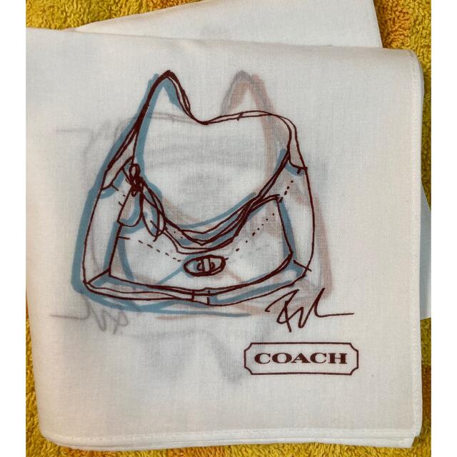 COACH(コーチ)のコーチ　ハンカチ　52x52 レディースのファッション小物(ハンカチ)の商品写真