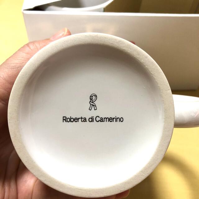 ROBERTA DI CAMERINO(ロベルタディカメリーノ)の💕新品未使用💕Roberta di Camerino💕マグカップ2個set💕 インテリア/住まい/日用品のキッチン/食器(食器)の商品写真