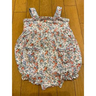 ラルフローレン(Ralph Lauren)のラルフローレン　花柄　ロンパース　12M(ロンパース)