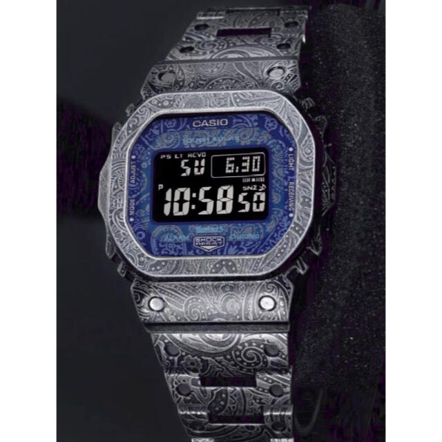 G-SHOCK GW-B5600フルメタル　ペイズリー柄極美品スマホソーラー