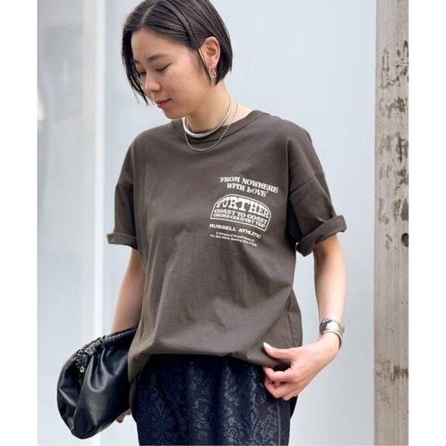 AP STUDIO(エーピーストゥディオ)の【RUSSELL ATHLETIC】FURTHER print Tシャツ レディースのトップス(Tシャツ(半袖/袖なし))の商品写真