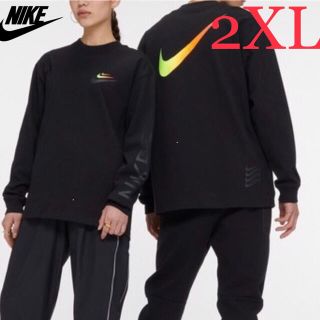 ナイキ(NIKE)の2XL 新品 NIKE ナイキ ビッグスウォシュ SWOOSH ロンT 長袖T(Tシャツ/カットソー(七分/長袖))