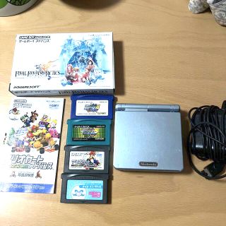 GBA SP パールブルー　名作ゲームソフトセット