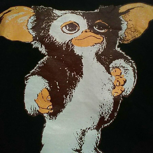 コラボGREMLiNS 2オーバーザストライプスGIZMOグレムリンTシャツM黒