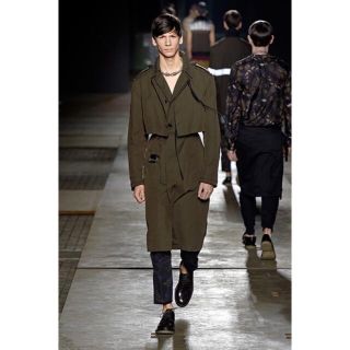 DRIES VAN NOTEN バルカラーコート ステンカラーコート