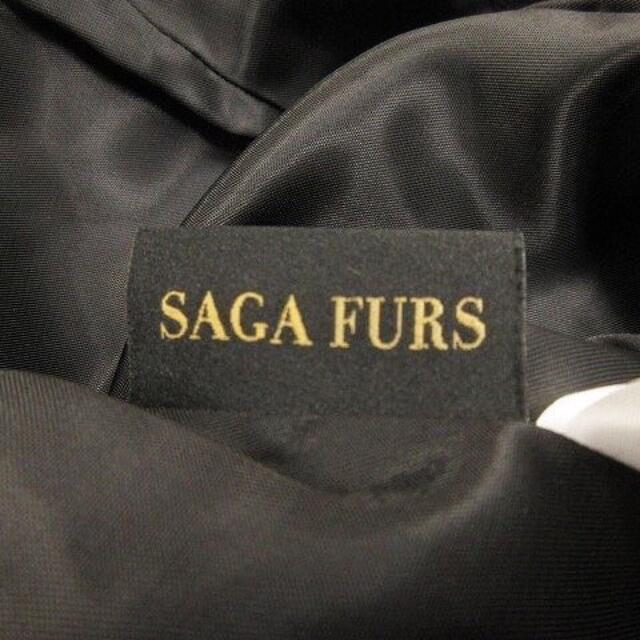 カシミヤ%SAGA FURS コート　美品ロング