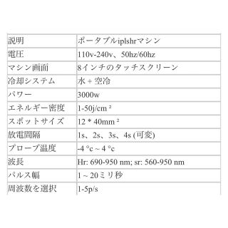 3000wハイパワー脱毛器cube flash