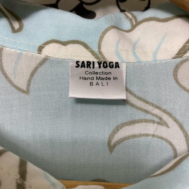 古着/送料込/SARI YOGA/アロハシャツ/Ｌ/水色/345 メンズのトップス(シャツ)の商品写真