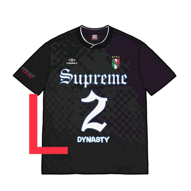 Tシャツ/カットソー(半袖/袖なし)Supreme / Umbro Soccer Jersey "Black"