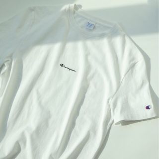 エディフィス(EDIFICE)のエディフィス　 チャンピオン別注 SMALL LOGO TEE(Tシャツ/カットソー(半袖/袖なし))