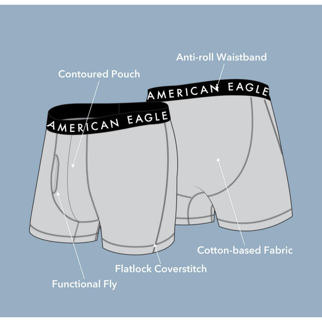 American Eagle(アメリカンイーグル)の【XLサイズ相当】アメリカンイーグル　ボクサーパンツ　ドル柄 メンズのアンダーウェア(ボクサーパンツ)の商品写真