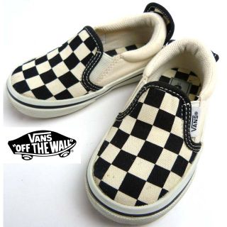 ヴァンズ(VANS)のバンズ / VANS SLIP ON チェッカースリッポン /スニーカー15cm(スリッポン)