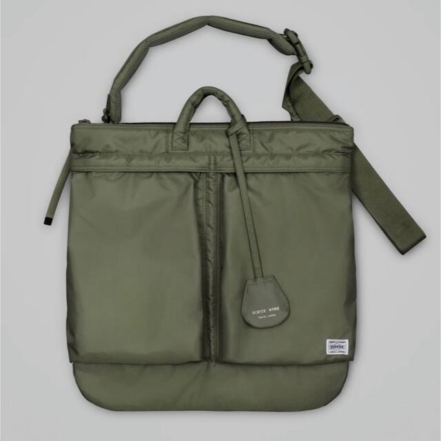 新品 即納】porter HYKE helmet bag large オリーヴ - バッグ