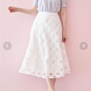 トッコ(tocco)のtocco トッコクローゼット スカート フレア チェック(ひざ丈スカート)