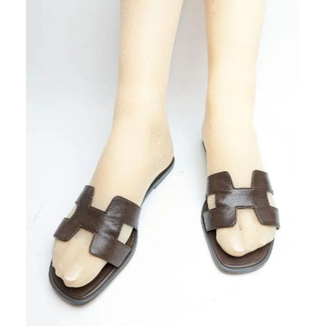 ピカピカ新品仕上⭐エルメスHERMESオランサンダルミュール 約22.5