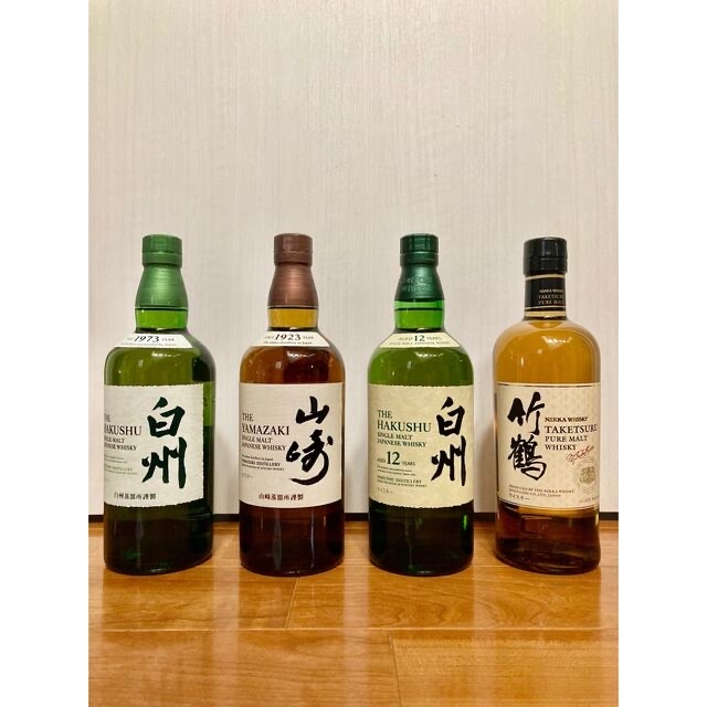 山崎12年 5本 & 竹鶴17年1本　セット売り