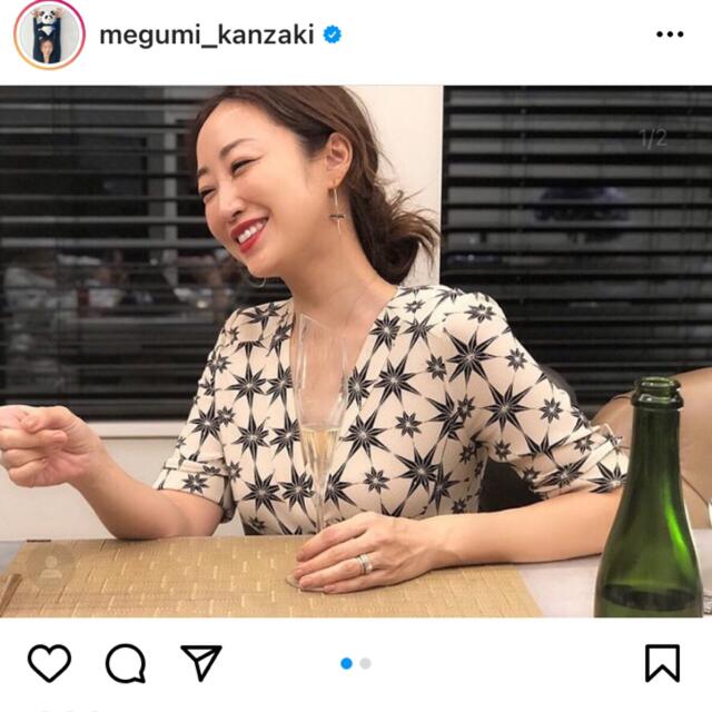 神崎恵さん着用 styling ラップワンピース ロング ラップ 八芒星柄 0