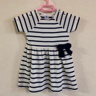 プチバトー(PETIT BATEAU)の【美品】　プチバトー　ワンピース　74㎝(ワンピース)