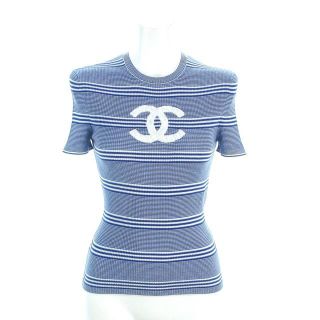 CHANEL - シャネル 半袖セーター サイズ34 S R8905の通販 by